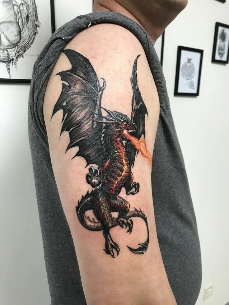 Как выглядит дракон на руку 100+ Ultimate Dragon Tattoo Images Dragon tattoo arm, Dragon hand tattoo, Dragon