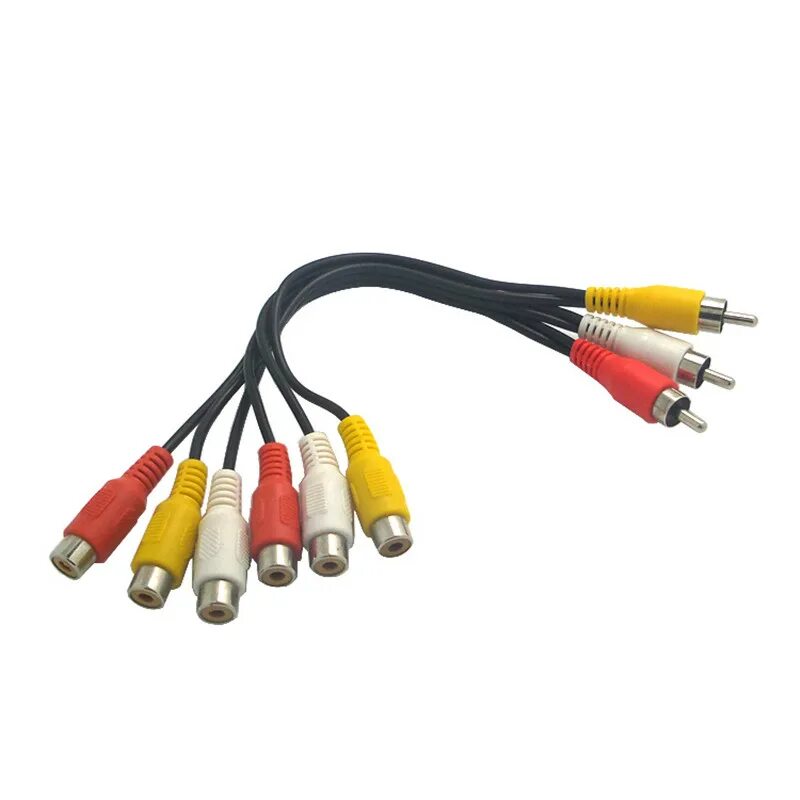 Переходник av rca. Сплиттер av Audio RCA. Штекер 6.5 на RCA. 3 RCA штекером на 6 RCA. 3rca штекер - 3rca штекер.