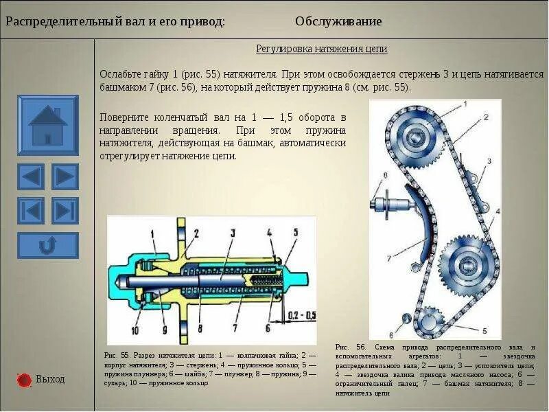 Сколько цепей в автомобиле. Цепной привод ГРМ ВАЗ 2107. Механизм успокоитель ВАЗ 2103. Натяжителя цепи ГРМ ВАЗ 2106. Схема цепи ГРМ ВАЗ 2107 инжектор.