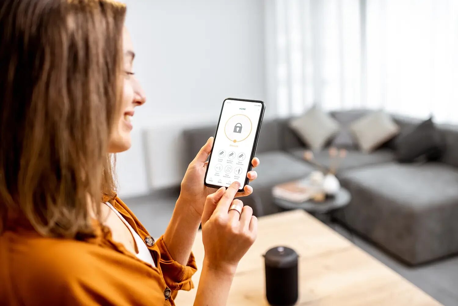 Connect with phone. Connect with phone