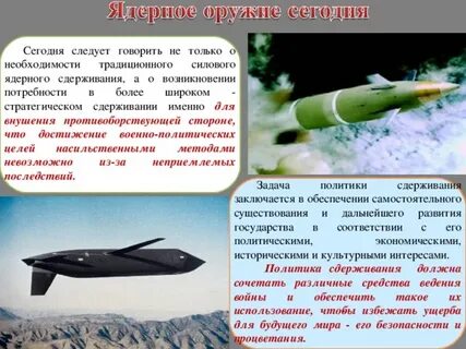 Ядерное сдерживание это