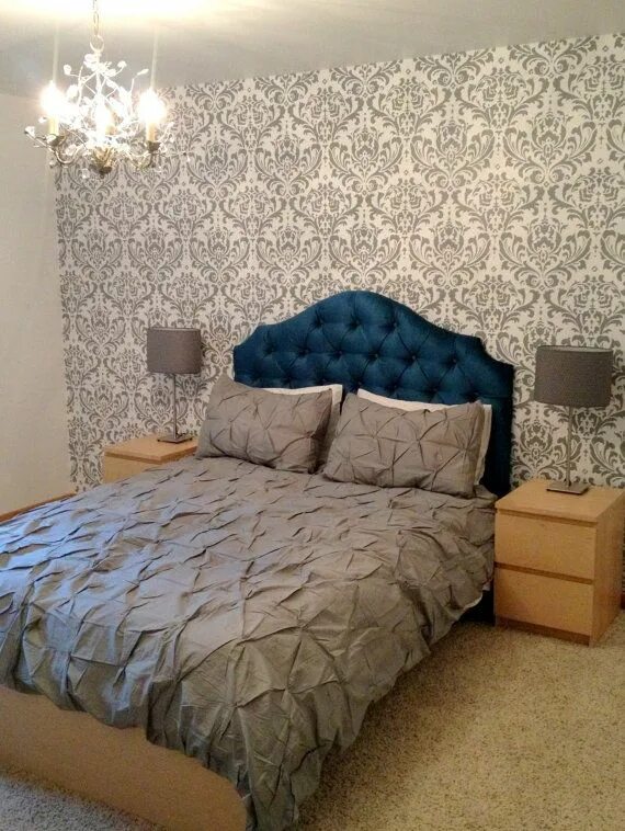 A Luxury and Eclectic Look at The Filaments in Wandsworth Master bedroom design,