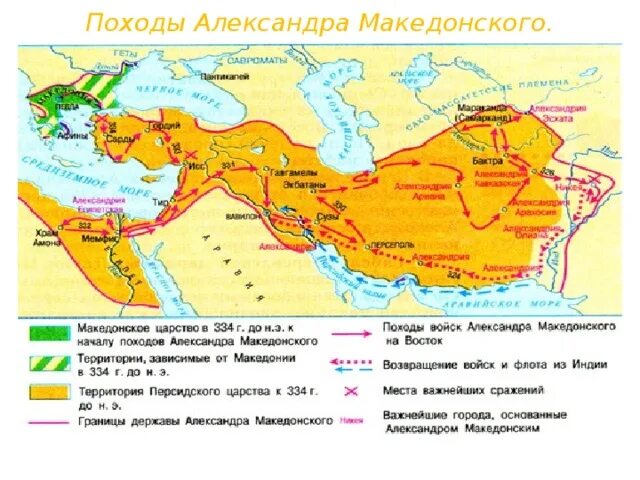 Государства образовавшиеся после распада державы македонского