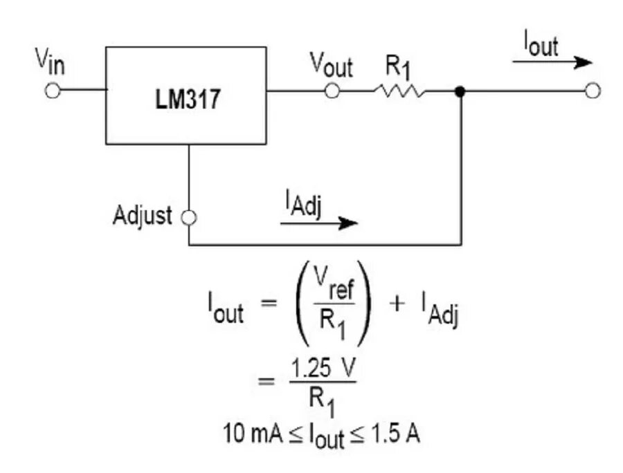 Стабилизатор тока lm317 формула. Схема включения lm317 стабилизатор тока. Лм 317 стабилизатор напряжения. Стабилизатор тока на lm317 для лазерного диода.