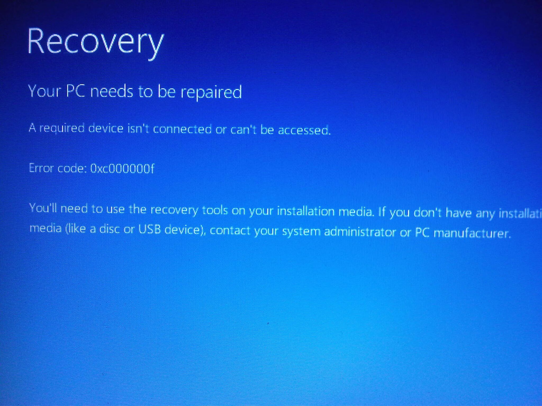 Error code 0x8000ffff code deep ocean. Синий экран с Recovery. Восстановление Windows. Ошибка при запуске виндовс 10. Ошибка Windows.