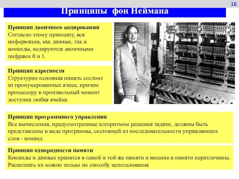 Программное управление пк. Принципы фон неймана. программное управление эвм. принцип программного управления. принципы фон неймана презентация.