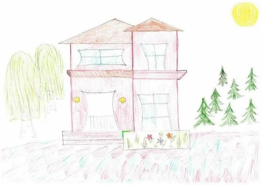 Легко дом мечты. Рисование дом моей мечты. Дом мечты рисунок карандашом. Рисунок на тему дом моей мечты. Зарисовка дом моей мечты.