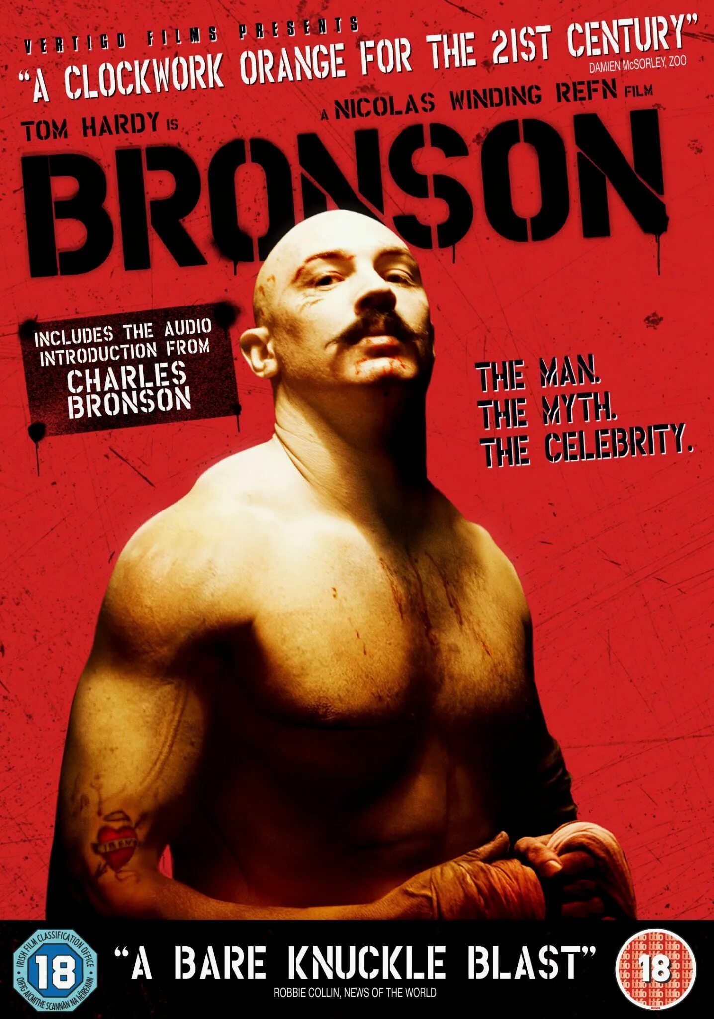 Бронсон с томом харди. Том Харди Бронсон. Bronson Постер 2008.