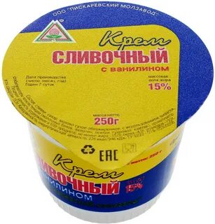 Сливочный крем в упаковке