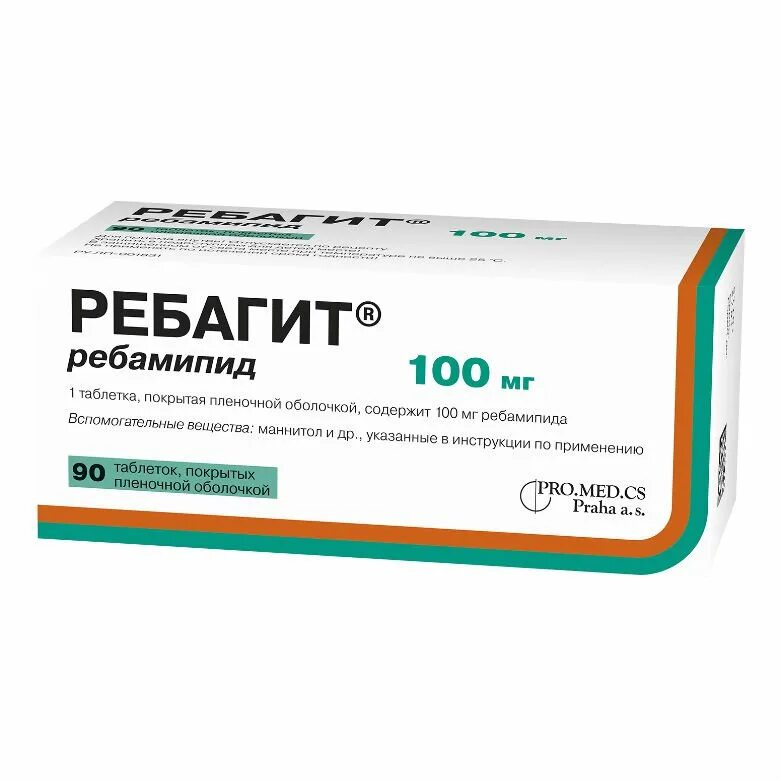 Ребагит до или после еды принимать взрослым. Ребагит таб ППО 100мг №90. Ребагит таблетки 100мг 90шт. Ребагит таб. П.П.О. 100мг №90. Ребагит 100 мг 90.