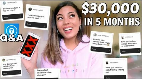 onlyfans qa: taxes, what my bf/family thinks, creepy men & how much i've made (+