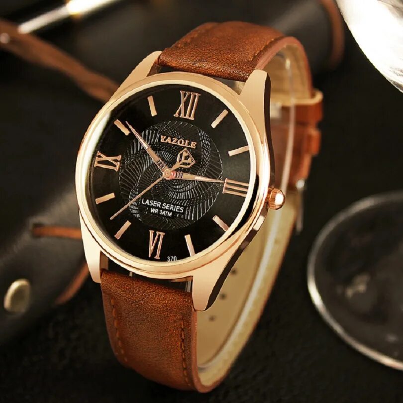Часы наручные мужские коричневые. Часы yazole 319. мужские часы yazole. часы fashion quartz мужские. часы с коричневым ремешком мужские.