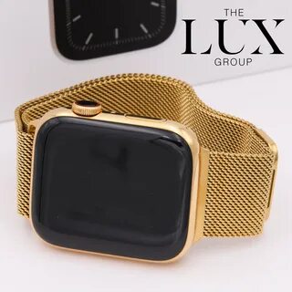 Gold aluminium case apple watch