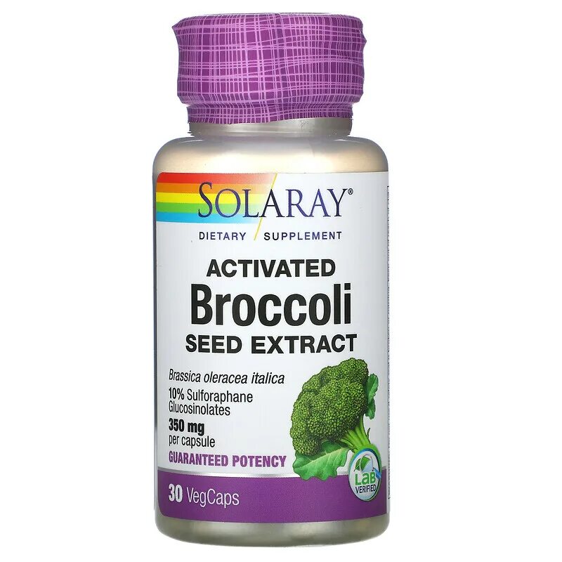 Капсулы брокколи. Экстракт брокколи Solaray. Solaray activated Broccoli Seed extract 350 мг (30 капс.). Капсулы Натуроник брокколи №30. БАД экстракт ростков брокколи.