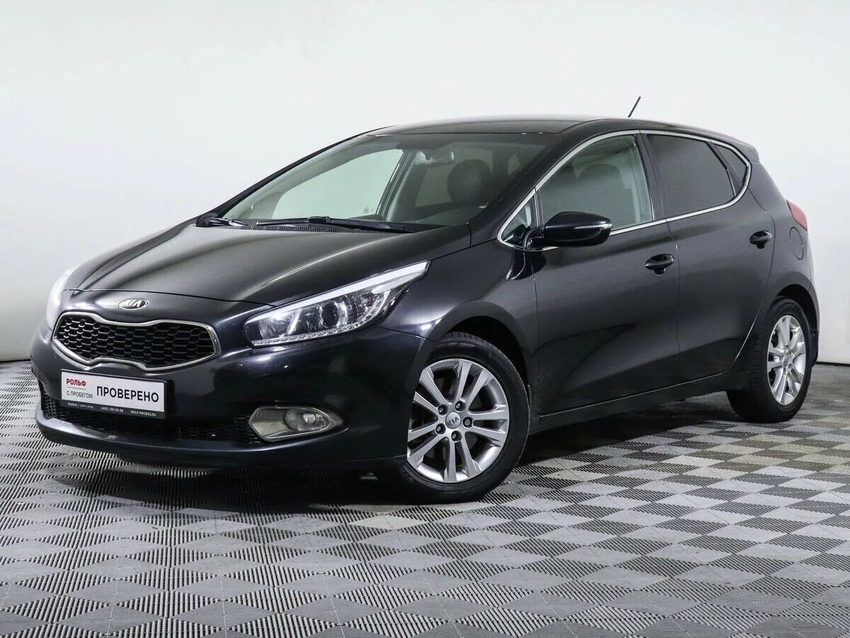 Купить б/у Kia Ceed II Рестайлинг 1.6 AMT (135 л.с.) бензин робот в Москве: чёрн