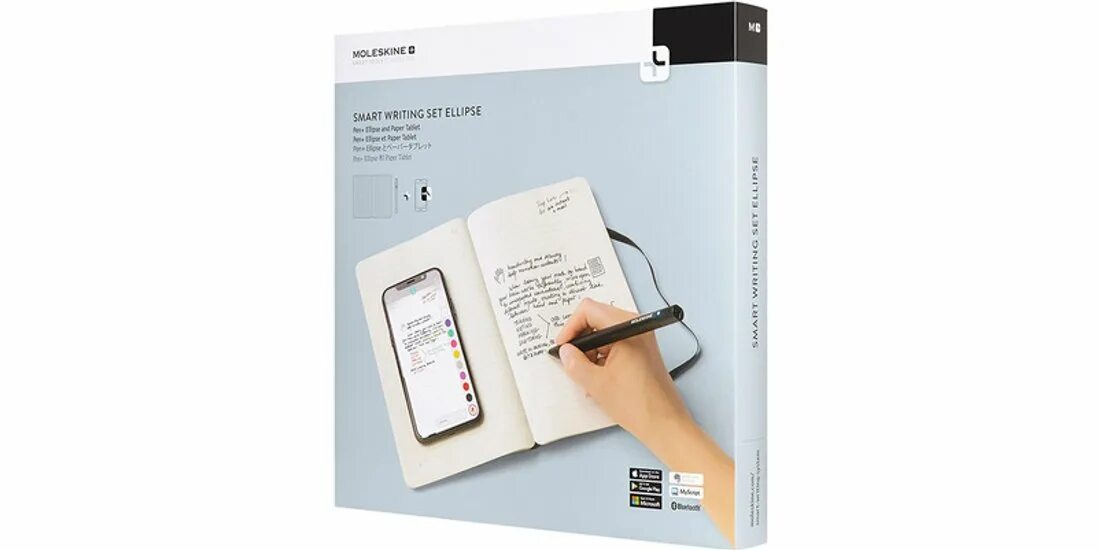 Moleskine smart writing set. Набор Smart writing Moleskine. Moleskine paper Tablet + Pen + Ellipse. Умная ручка для оцифровки записей. Moleskine Smart writing Set приложение.