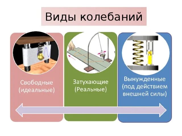 Виды колебаний и их примеры Презентация "Колебание точки" по физике скачать проект