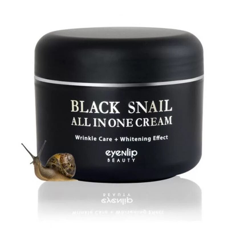 Крем с черной улиткой EYENLIP. Крем для лица с муцином черной улитки - Black Snail all in one Cream. Крем для лица с улиткой EYENLIP Black Snail. Корейская косметика крем Блэк Снейл. Крем с муцином черной улитки