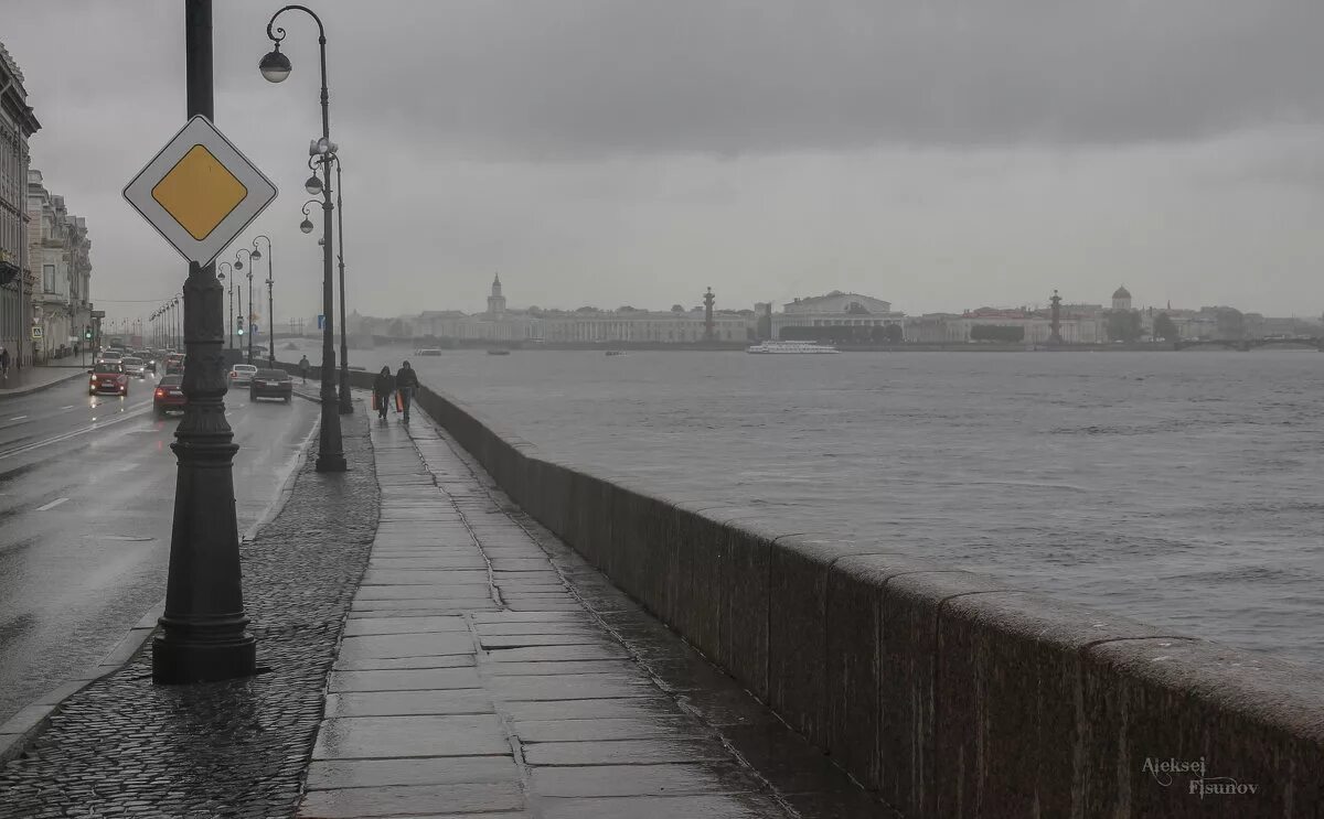 Дождливая набережная Питера. Петербург дождь на Неве. Пасмурный питер