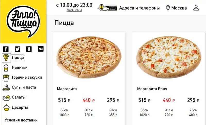 Сколько стоит кусок пиццы