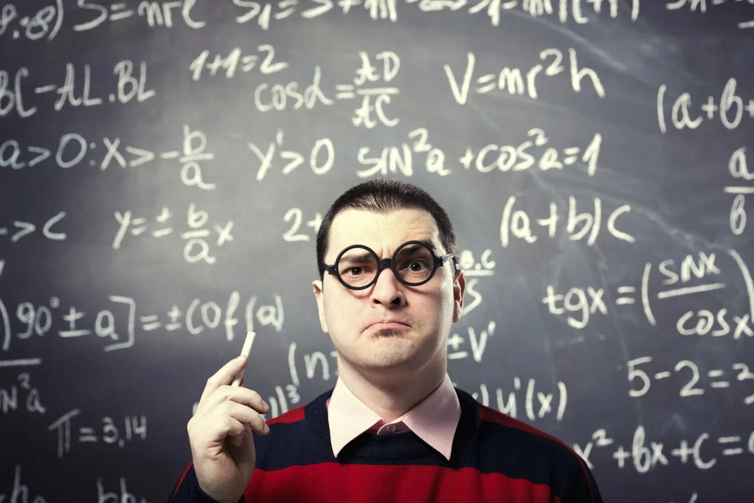 Columnist. Math Major guy. Algebra pictures in Square. Math Major Glasses guy. At least in Math.