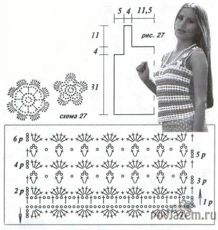 Топ крючком для женщин со схемами. Вязание крючком кофточки для женщин со схемами и описанием. Вязаные крючком ажурные кофты, майки, туники схемы. Вязание крючком схемы и описание летних кофточек для женщин. Вязаные кофточки крючком для женщин схемы на лето.