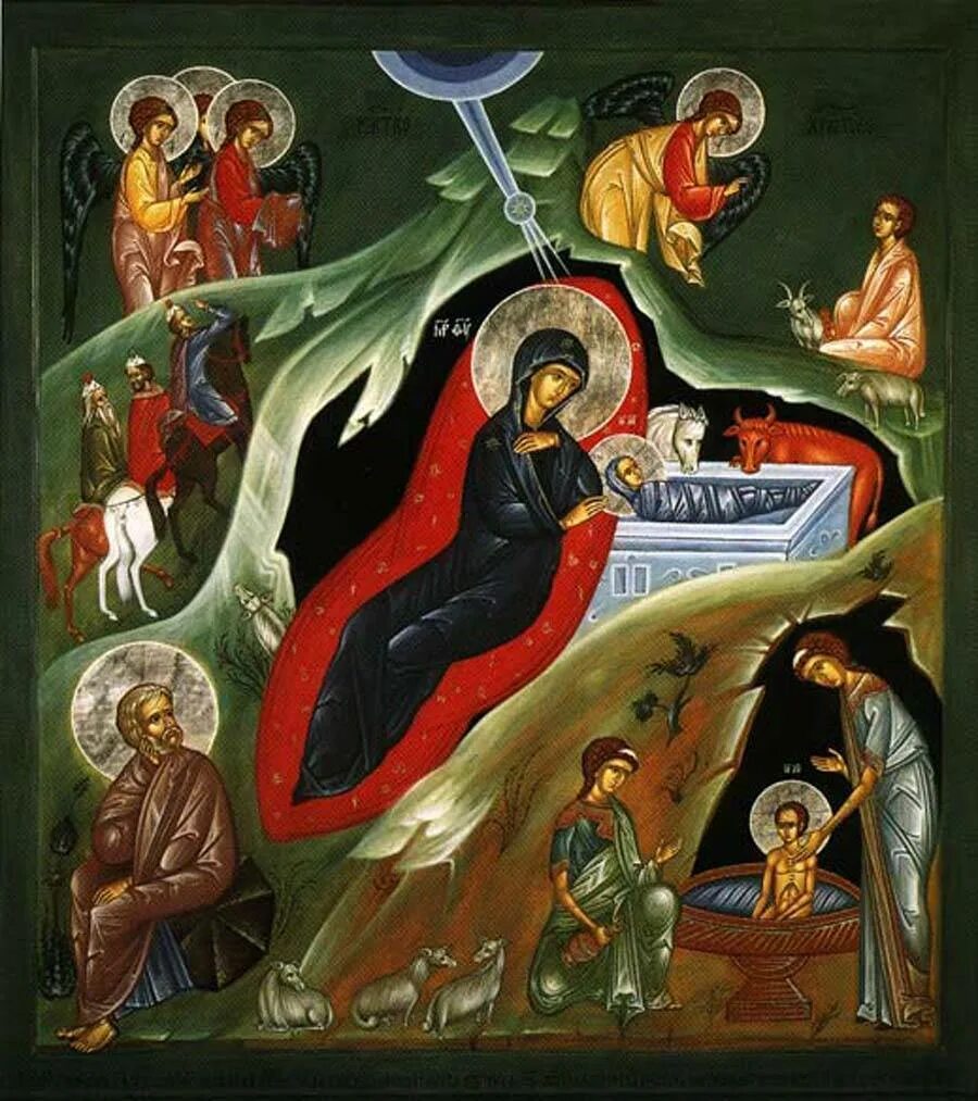 Какую икону ставить на рождество. Рождество христово, икона. икона &quot;рождество господа бога&quot;. рождество господа нашего иисуса христа икона. икона рождества христова андрея рублева.