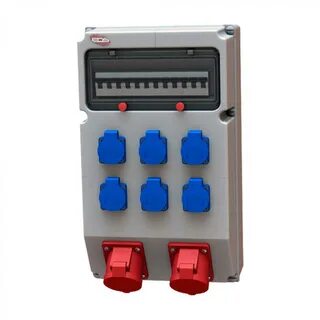 Щит с розетками ip54