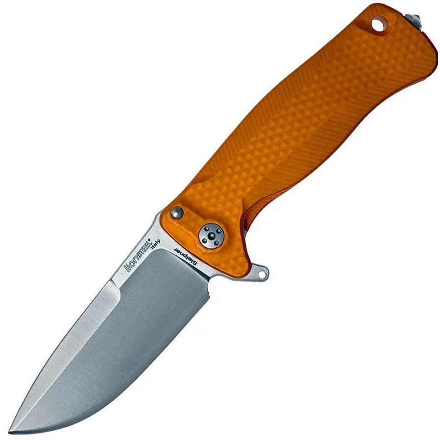 Оранжстил. Lionsteel sr1. Складной нож Lion Steel SR-1 Aluminium Red. Нож Moletta Lionsteel. Ножи Lowocoo сталь d2 оранжевая рукоять.