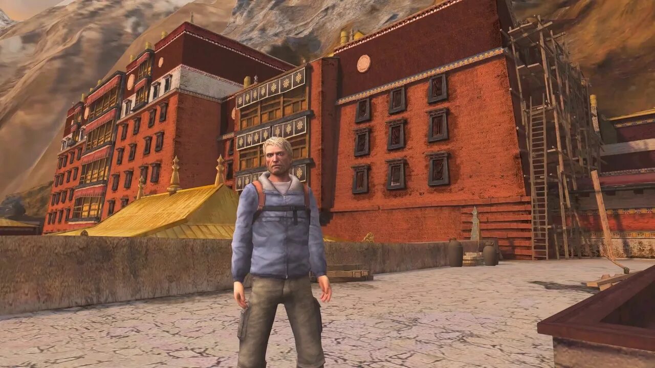 Cursed mountain скриншоты. Снежные горы. Подножие гор игра. Игра хоррор в зимних горах. Одинокий туман шелтер 2.