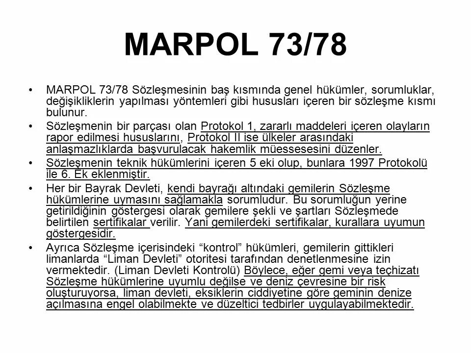 Приложения конвенции марпол. MARPOL 73/78. МАРПОЛ главы. МАРПОЛ структура. МАРПОЛ приложение 5.