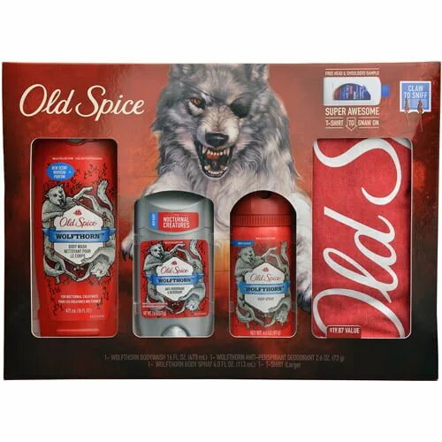 Old Spice Wild collection.