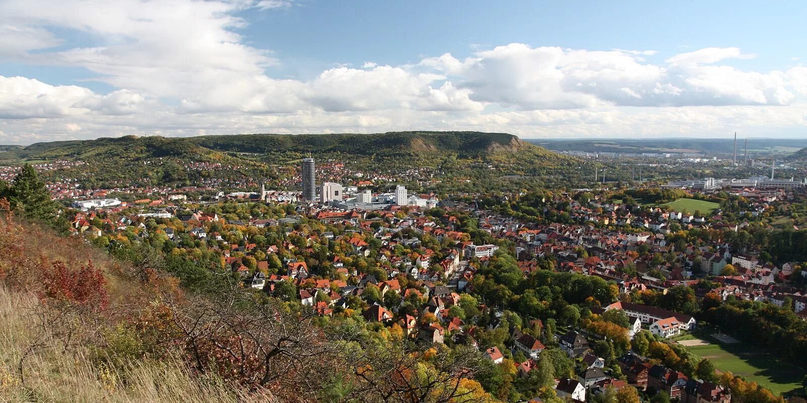 Over view. Йена Тюрингия. Город йена, Тюрингия, Германия.. Jena город в Германии. Город Цейс Германия.