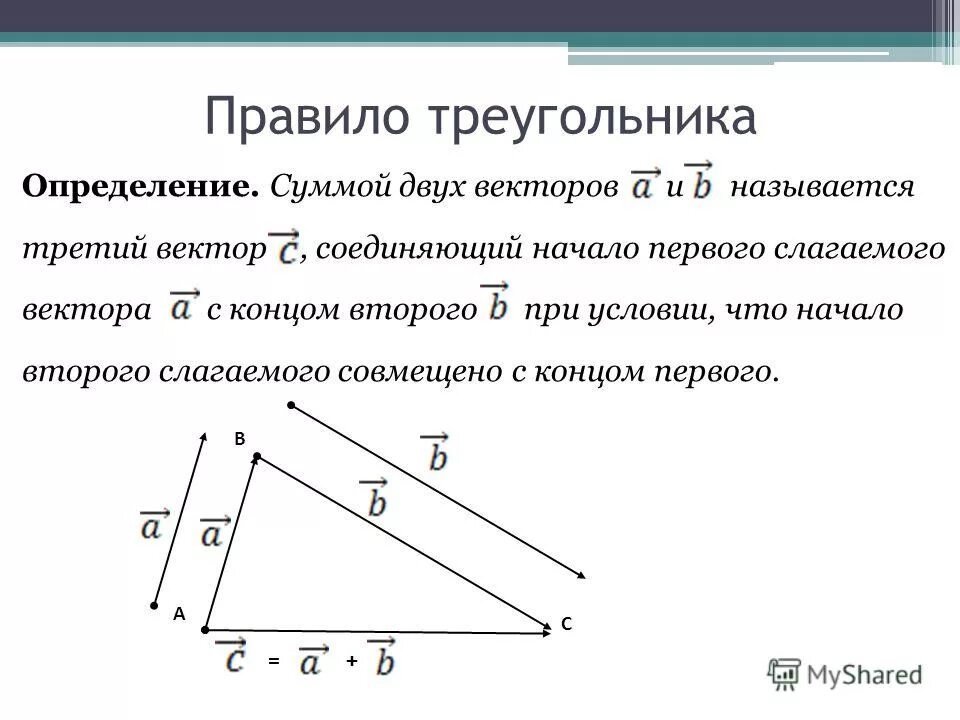 Сумма векторов. Суммой векторов называется вектор. Сумма двух векторов называется. Сумма двух векторов. Сумма векторов треугольника.