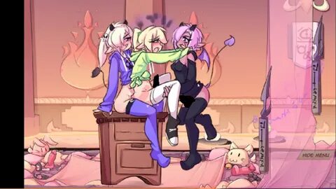 Leslie x Fae x Max the elf,game,futanari,demon,vanilla,multiple,female,NSFW...