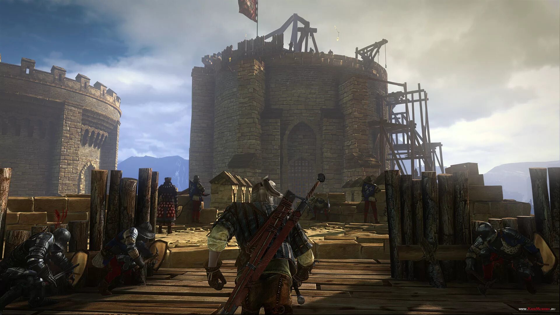 Осада замка 3. Ведьмак 2 осада. the witcher 2 системные требования. ведьмак 2 системные. замок ла валетт.