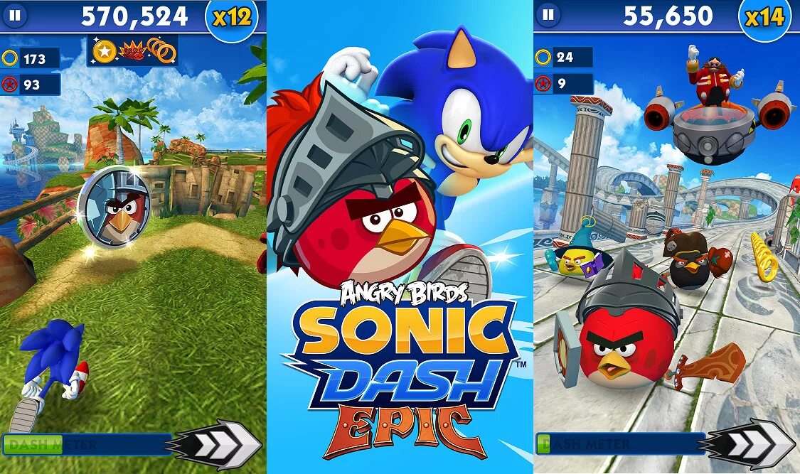 Angry Birds Sonic Dash Epic. Соник и Энгри бердз. Angry Birds Epic Sonic. Sonic Sega с птичками.