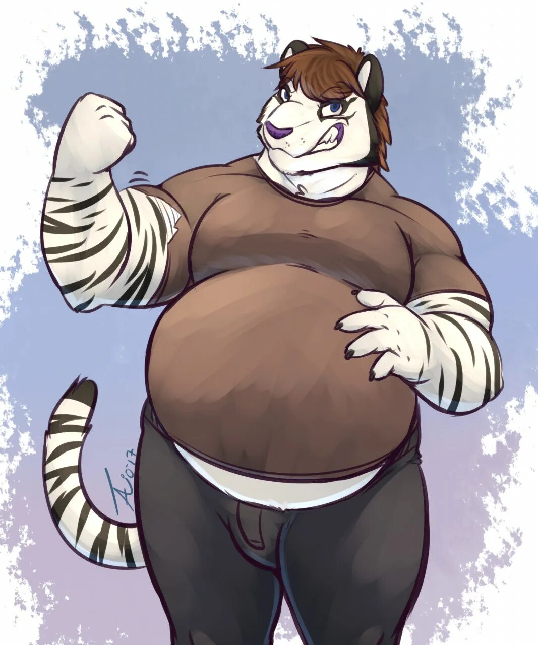 Furry big belly. Тигр инфлатион. Фэт Лионс. Furry жирные.
