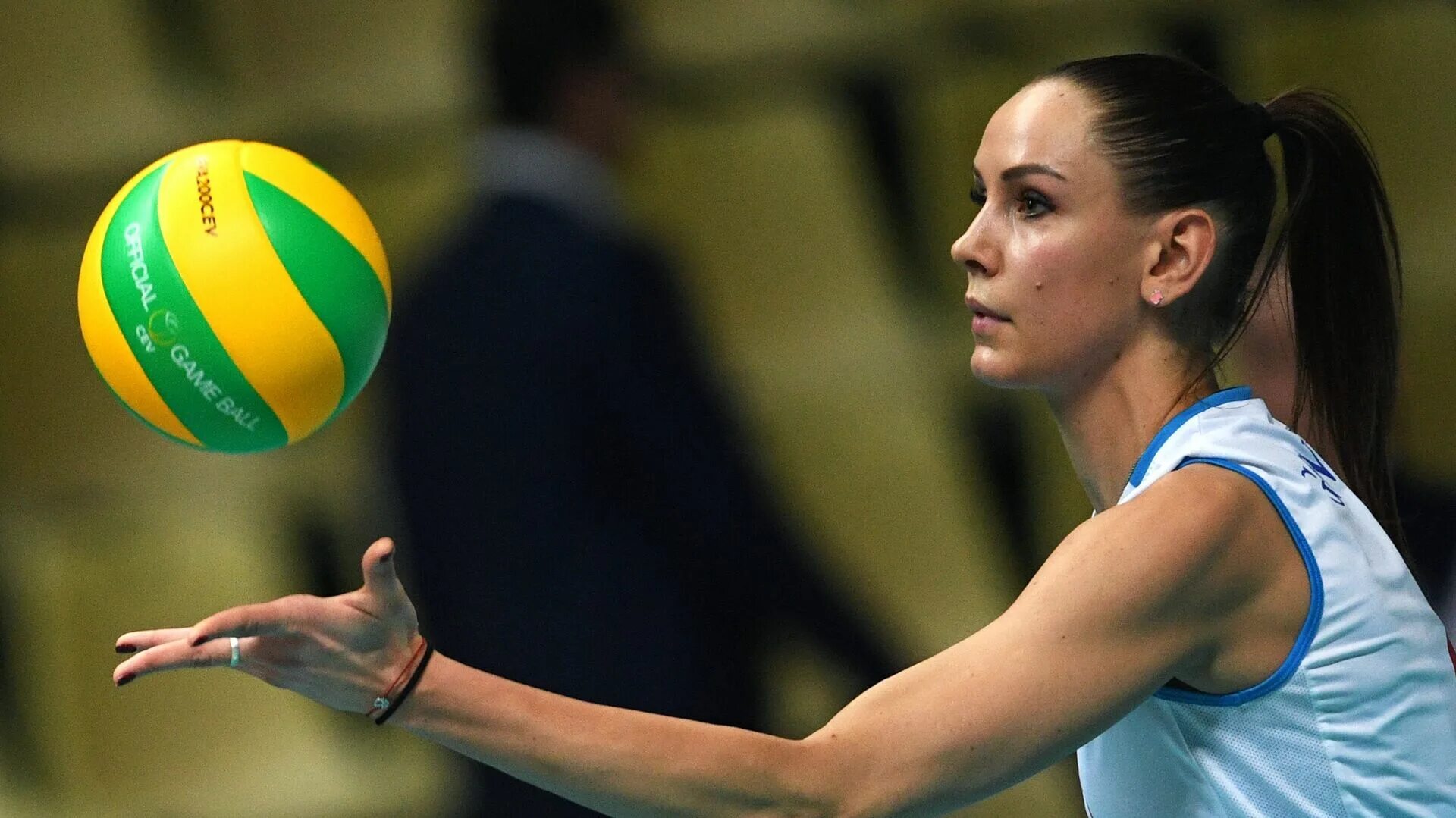 Волейболистка Динамо Гончарова. Woman volleyball