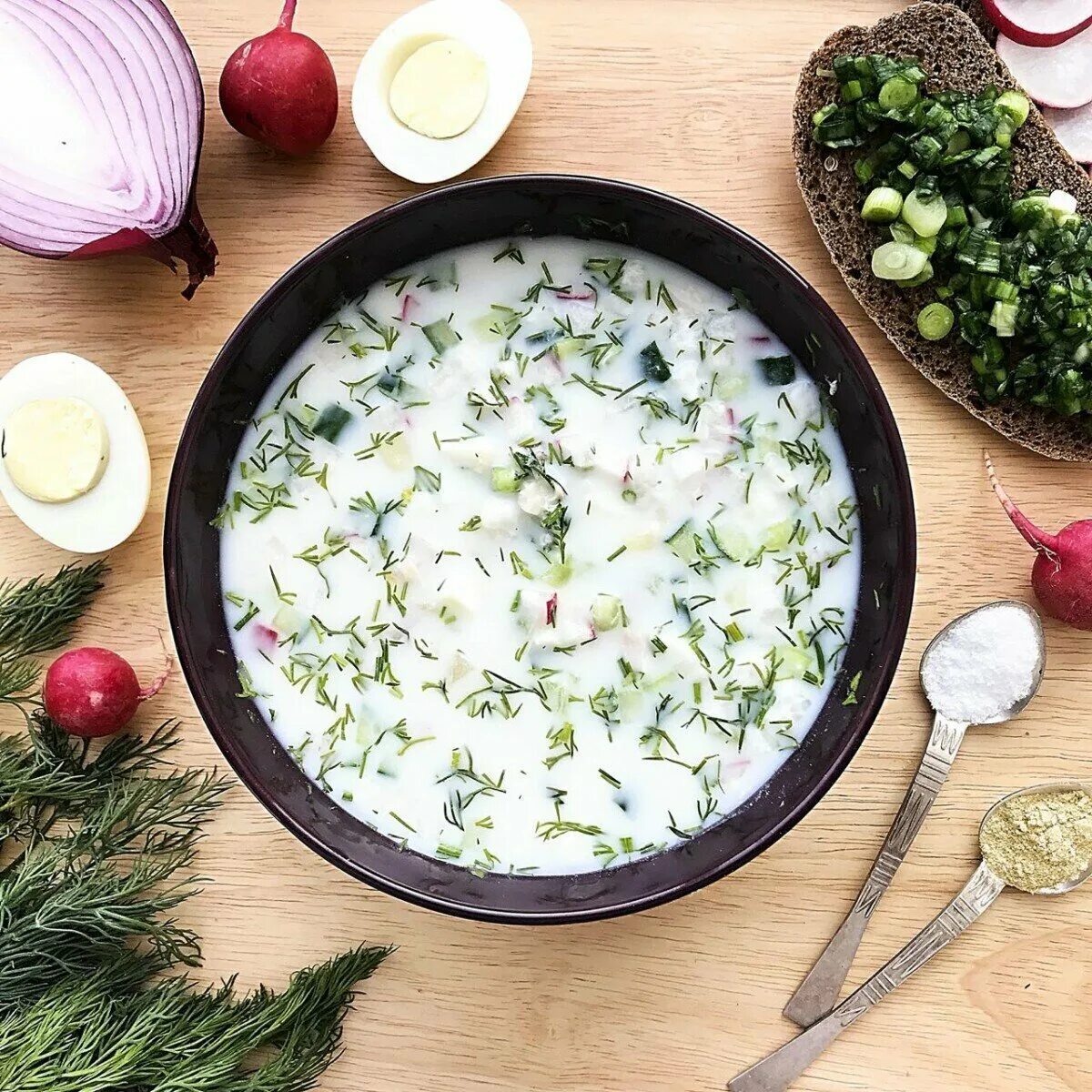 Как приготовить классическую окрошку