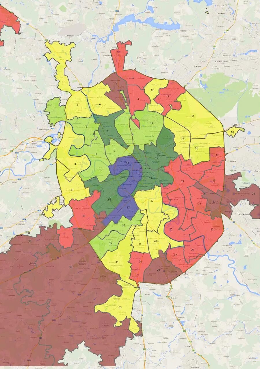 Центральный административный округ Москвы. Районы ЦАО. Административные округа Москвы. Округа Москвы на карте.