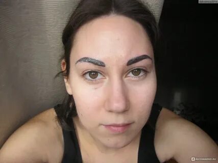 Неудачное окрашивание бровей
