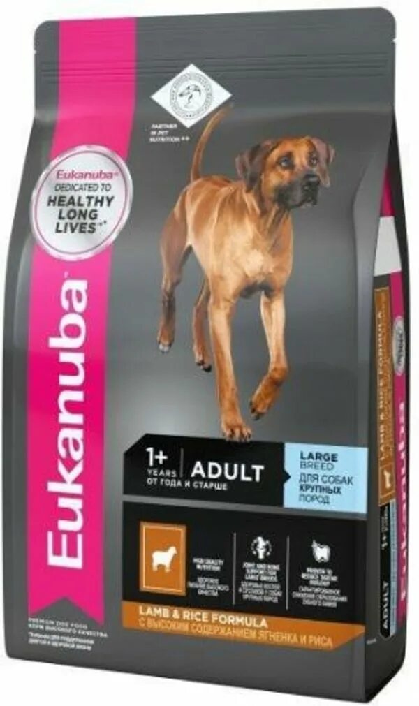 Eukanuba Adult large Breed для взрослых собак крупных пород, ягнёнок 12кг.. Эукануба для собак мелких пород сухой корм. Эукануба для собак Ладж. EUK взр соб Миниат пород 1,5кг 1*6шт Eukanuba. Купить корм с рисом для собак