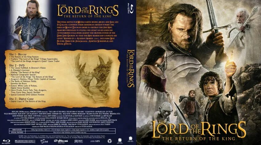 Властелин колец на английском с английскими субтитрами. Lords of the Rings Return King Постер. Властелин колец Возвращение короля DVD Cover.