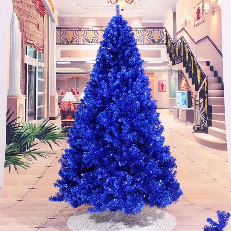 Синяя елка искусственная. Елка с синими шарами. Бело синяя елка. Голубая Новогодняя елка.
