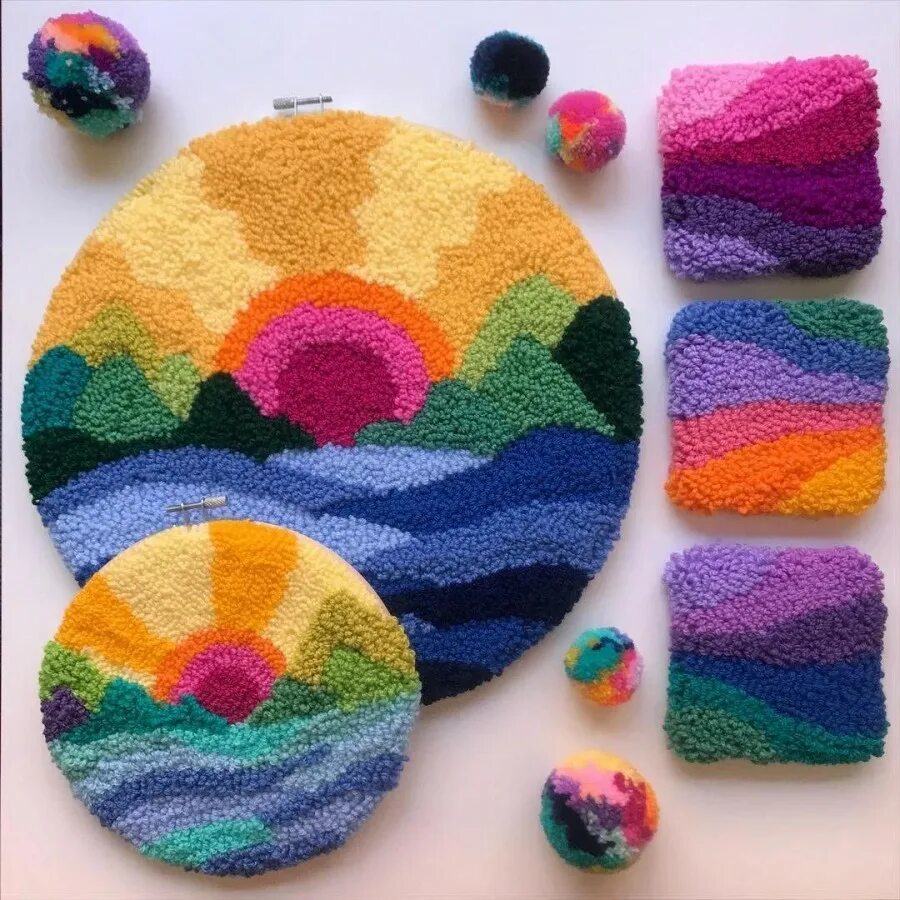 что можно сделать из пряжи спицами. коврик крючком из остатков пряжи. идеи для вязания крючком. подушка из остатков пряжи. остатки ниток для вязания.