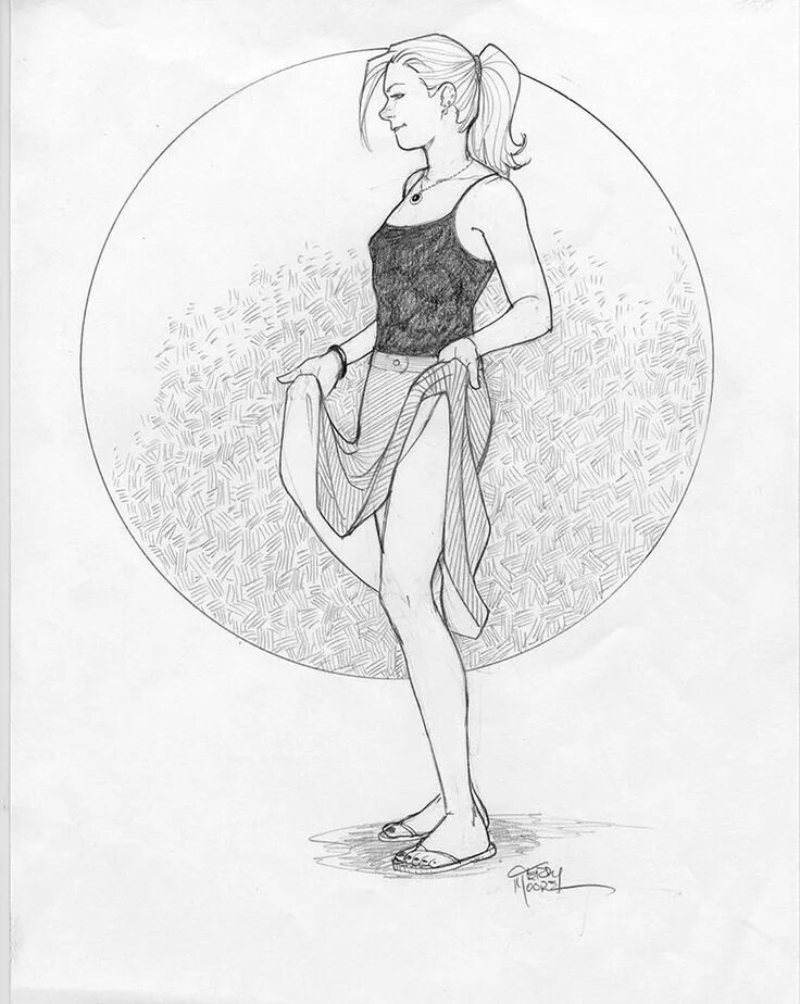 Terry Moore Art. Terry Moore after Dark.