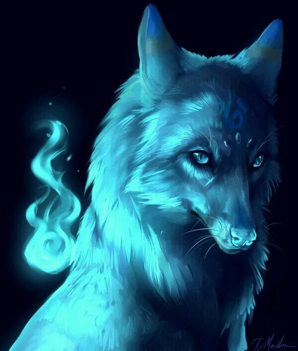 Snow wolf, Wolf spirit animal, White wolf