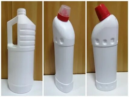 Пластиковая бутылка с длинным горлышком