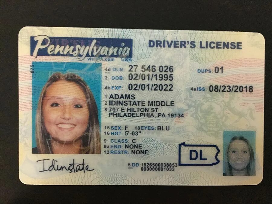 License us. Pennsylvania Driver License.